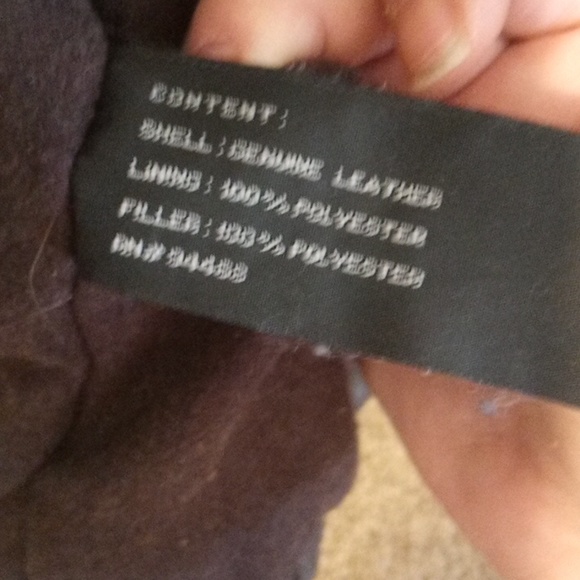 Men’s Claiborne very dark brown Lambskin Leather Jacket - Picture 11 of 15